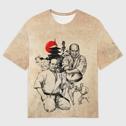 Мужская футболка оверсайз Масутацу Ояма