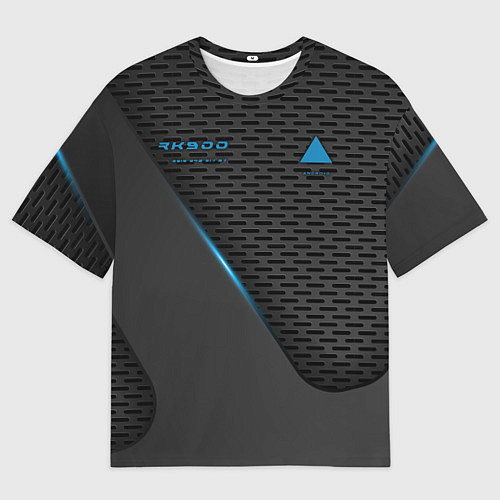 Мужская футболка оверсайз Detroit RK900 / 3D-принт – фото 1