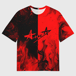 Мужская футболка оверсайз АлисА