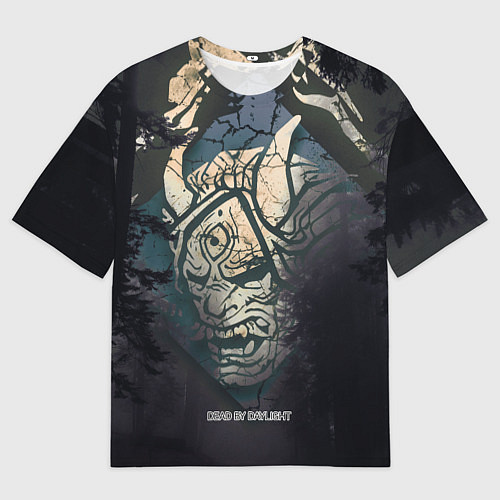 Мужская футболка оверсайз DBD - monster from forest / 3D-принт – фото 1