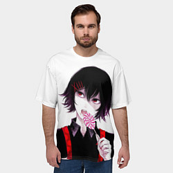 Футболка оверсайз мужская Сузуя Джузо, цвет: 3D-принт — фото 2