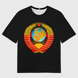 Футболка оверсайз мужская СССР, цвет: 3D-принт