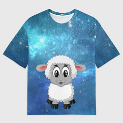 Мужская футболка оверсайз Овечка