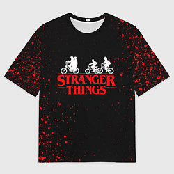 Футболка оверсайз мужская STRANGER THINGS, цвет: 3D-принт