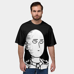Футболка оверсайз мужская ONE-PUNCH MAN, цвет: 3D-принт — фото 2