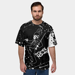 Футболка оверсайз мужская My Chemical Romance, цвет: 3D-принт — фото 2