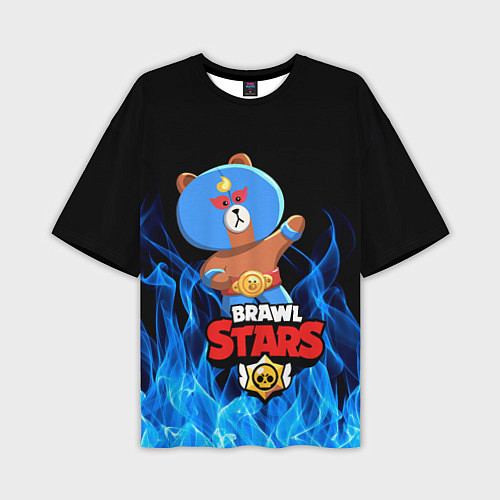 Мужская футболка оверсайз BRAWL STARS EL BROWN / 3D-принт – фото 1
