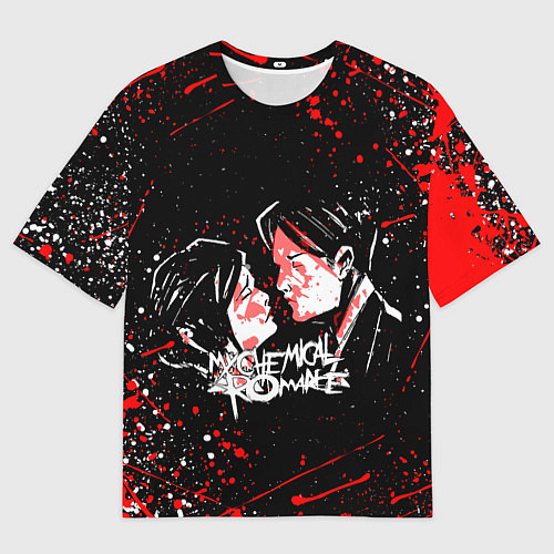 Мужская футболка оверсайз My Chemical Romance / 3D-принт – фото 1