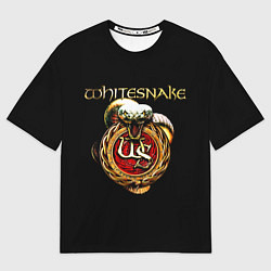 Мужская футболка оверсайз Whitesnake