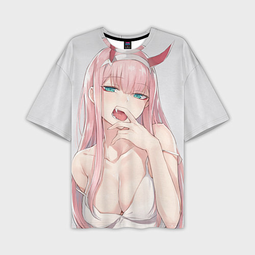 Мужская футболка оверсайз Ahegao / 3D-принт – фото 1
