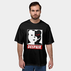 Футболка оверсайз мужская Monokuma, цвет: 3D-принт — фото 2