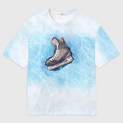 Футболка оверсайз мужская Фмгурное катание, цвет: 3D-принт