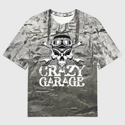 Футболка оверсайз мужская Crazy garage, цвет: 3D-принт