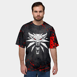 Футболка оверсайз мужская ВЕДЬМАК, цвет: 3D-принт — фото 2