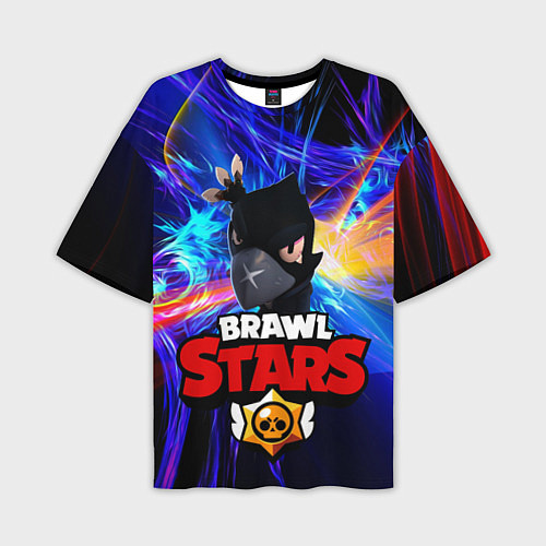 Мужская футболка оверсайз Brawl Stars - Crow / 3D-принт – фото 1