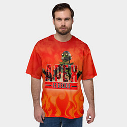 Футболка оверсайз мужская Apex Legends, цвет: 3D-принт — фото 2