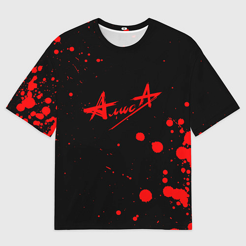 Мужская футболка оверсайз АлисА / 3D-принт – фото 1