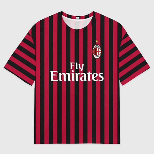 Мужская футболка оверсайз Ibrahimovic home 19-20 / 3D-принт – фото 1