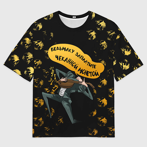 Мужская футболка оверсайз Ведьмак Сериал / 3D-принт – фото 1