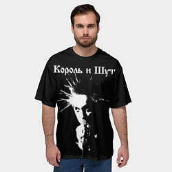 Футболка оверсайз мужская Король и Шут Анархия спина, цвет: 3D-принт — фото 2