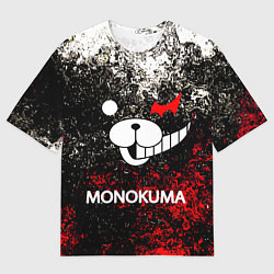 Футболка оверсайз мужская MONOKUMA, цвет: 3D-принт