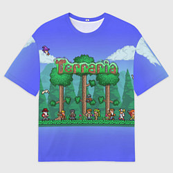 Мужская футболка оверсайз Terraria