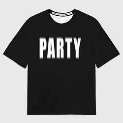 Мужская футболка оверсайз Hard PARTY