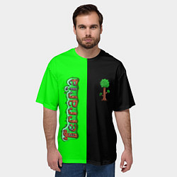 Футболка оверсайз мужская Terraria, цвет: 3D-принт — фото 2