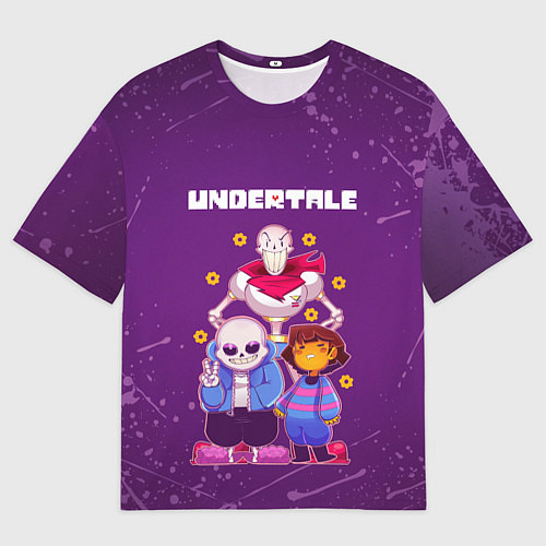 Мужская футболка оверсайз UNDERTALE / 3D-принт – фото 1