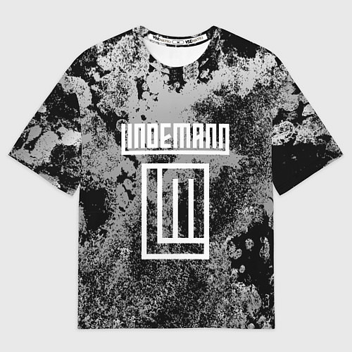 Мужская футболка оверсайз LINDEMANN / 3D-принт – фото 1