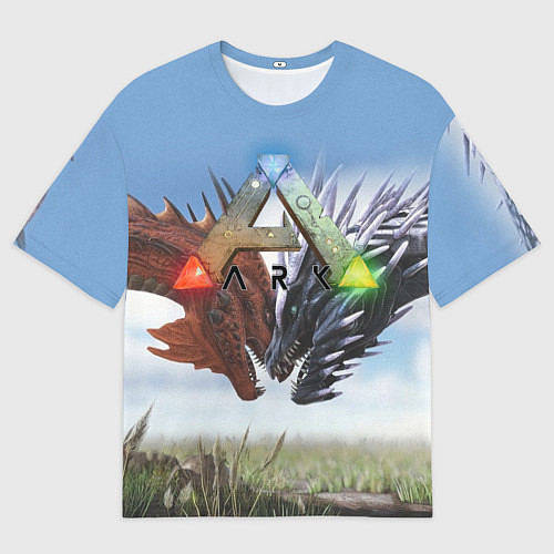 Мужская футболка оверсайз Ark Survival Evolved / 3D-принт – фото 1