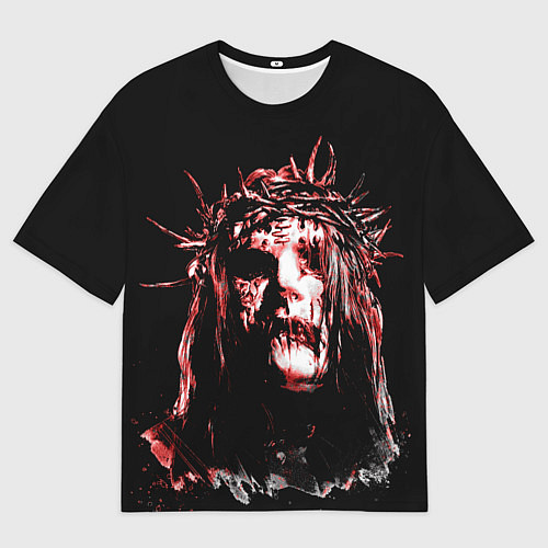 Мужская футболка оверсайз Слипнот джои / 3D-принт – фото 1