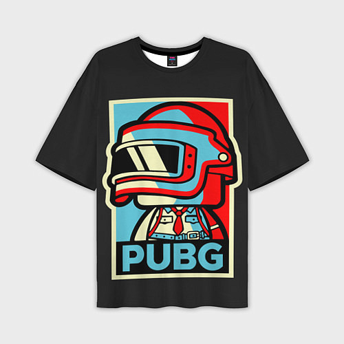Мужская футболка оверсайз PUBG / 3D-принт – фото 1