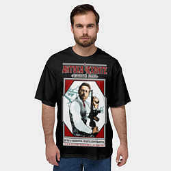 Футболка оверсайз мужская Антон Чехов, цвет: 3D-принт — фото 2