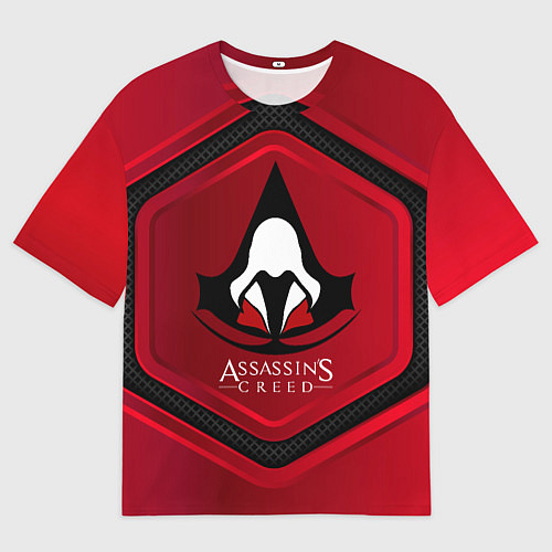 Мужская футболка оверсайз Assasin's creed / 3D-принт – фото 1