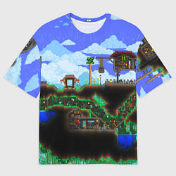 Футболка оверсайз мужская TERRARIA, цвет: 3D-принт