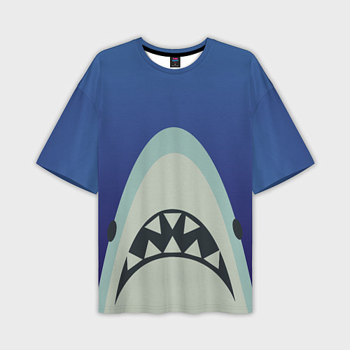 Мужская футболка оверсайз IKEA Shark / 3D-принт – фото 1