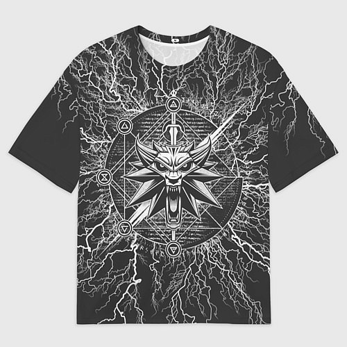 Мужская футболка оверсайз The Witcher / 3D-принт – фото 1