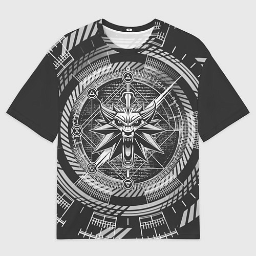 Мужская футболка оверсайз Ведьмак / 3D-принт – фото 1