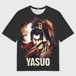 Футболка оверсайз мужская Yasuo, цвет: 3D-принт