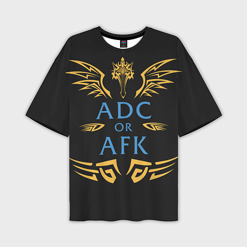 Мужская футболка оверсайз ADC of AFK / 3D-принт – фото 1