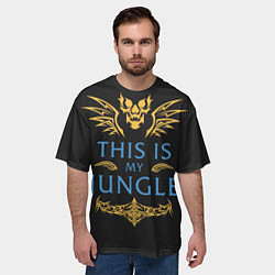 Футболка оверсайз мужская This is my Jungle, цвет: 3D-принт — фото 2