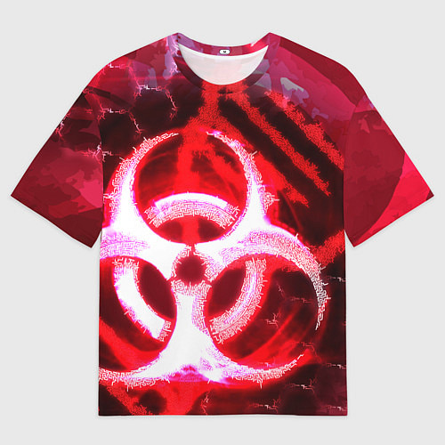 Мужская футболка оверсайз Plague Inc LB Oko / 3D-принт – фото 1