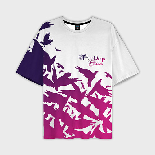 Мужская футболка оверсайз Three Days Grace / 3D-принт – фото 1