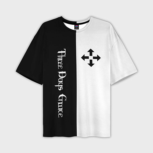 Мужская футболка оверсайз Three Days Grace / 3D-принт – фото 1