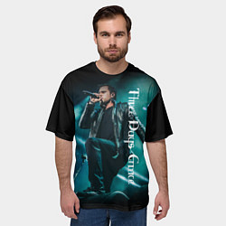 Футболка оверсайз мужская Three Days Grace, цвет: 3D-принт — фото 2
