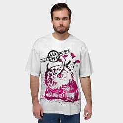 Футболка оверсайз мужская Three days grace, цвет: 3D-принт — фото 2