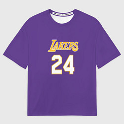 Футболка оверсайз мужская Los Angeles Lakers Kobe Brya, цвет: 3D-принт
