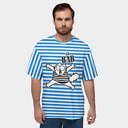 Футболка оверсайз мужская За ВДВ, цвет: 3D-принт — фото 2