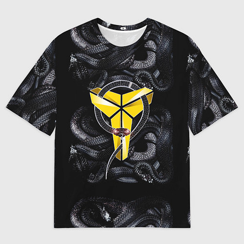 Мужская футболка оверсайз Los Angeles LakersKobe Bryan / 3D-принт – фото 1